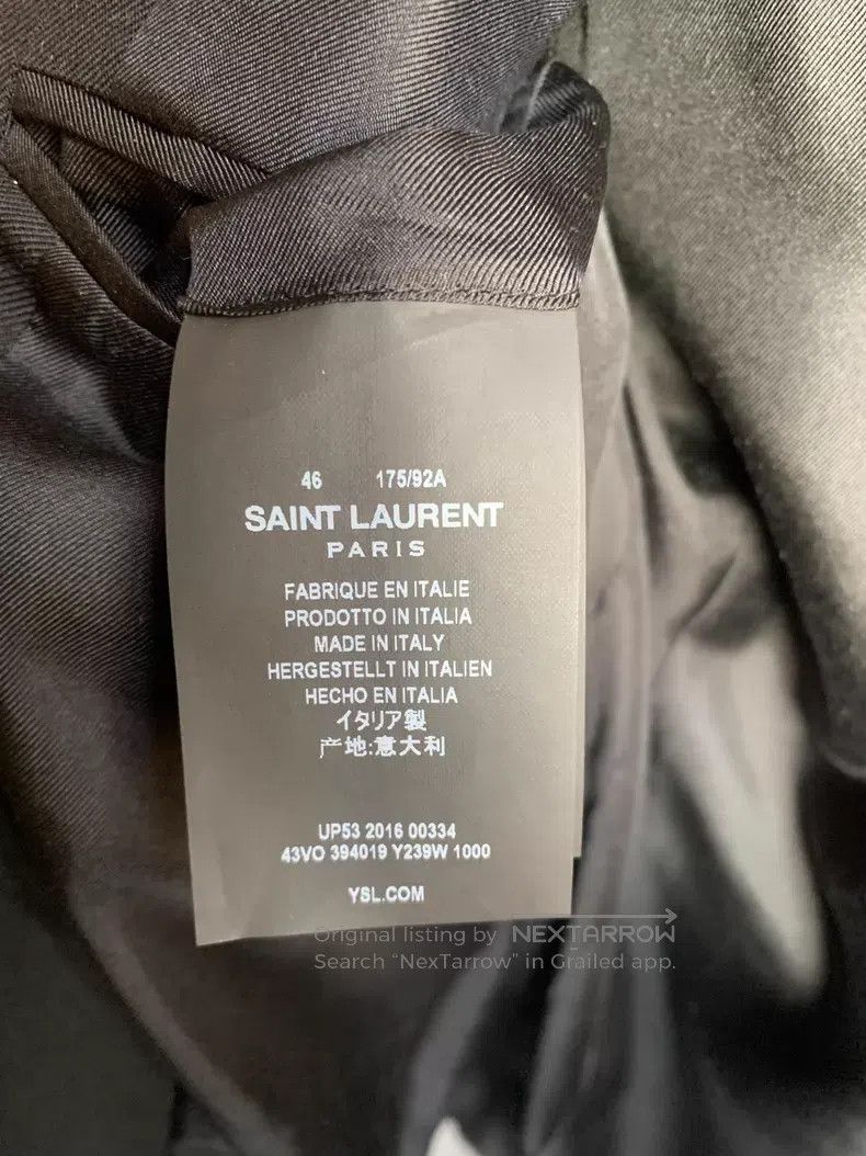 Saint Laurent Paris Saint Laurent Paris Black Diamond-Studded Suit i Size US S / EU 44-46 / 1 - 6 Thumbnail