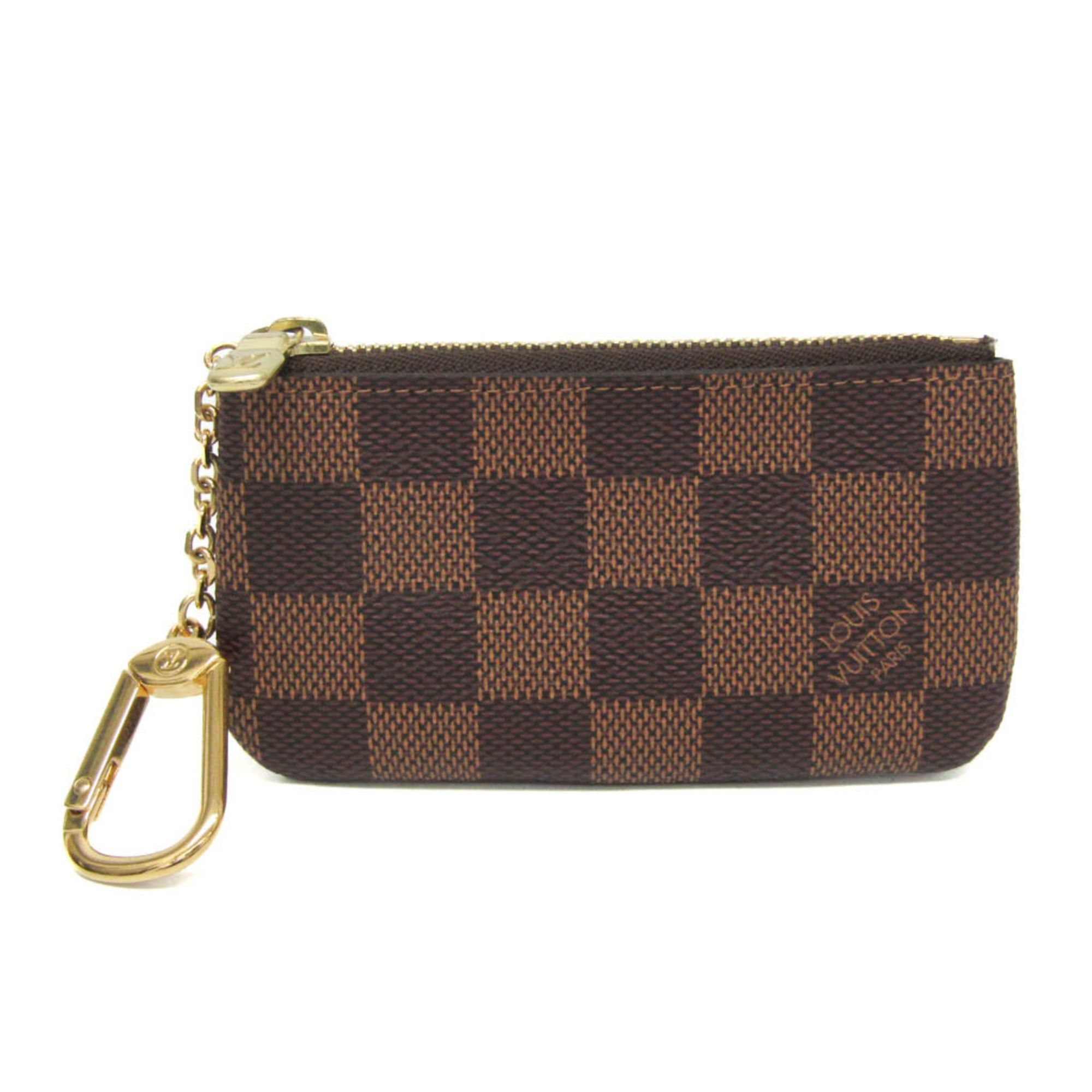 Louis Vuitton Louis Vuitton Damier Pochette Kure N62658 Men,Women Damier Canvas Coin Purse/coin Case Ebene Size ONE SIZE - 1 Thumbnail