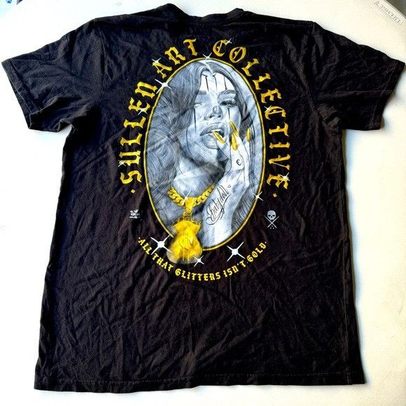 Designer NEW SULLEN ART COLLECTIVE BABY FACE BLACK T-SHIRT SZ EXTRA L Size US XL / EU 56 / 4 - 2 Thumbnail