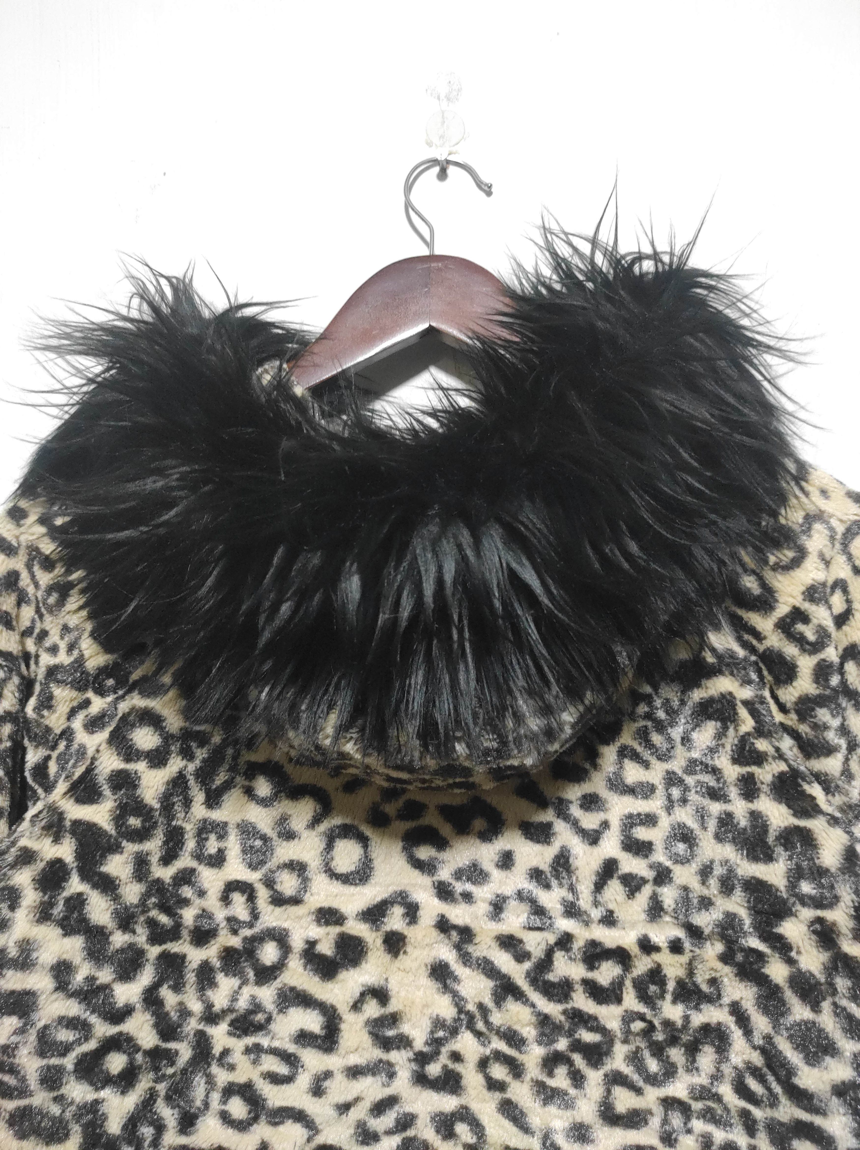 Hysteric Glamour Torte Sherpa Leopard Fur Zip Hoodie Lgb IfSixWasNine style Size M / US 6-8 / IT 42-44 - 13 Thumbnail