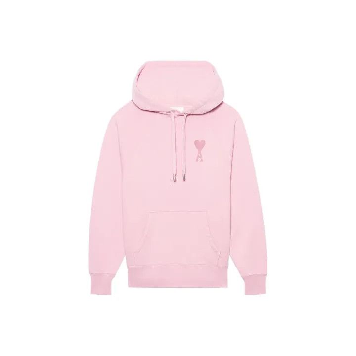 AMIPARIS SS22 Pink Heart Logo Hoodie 0079