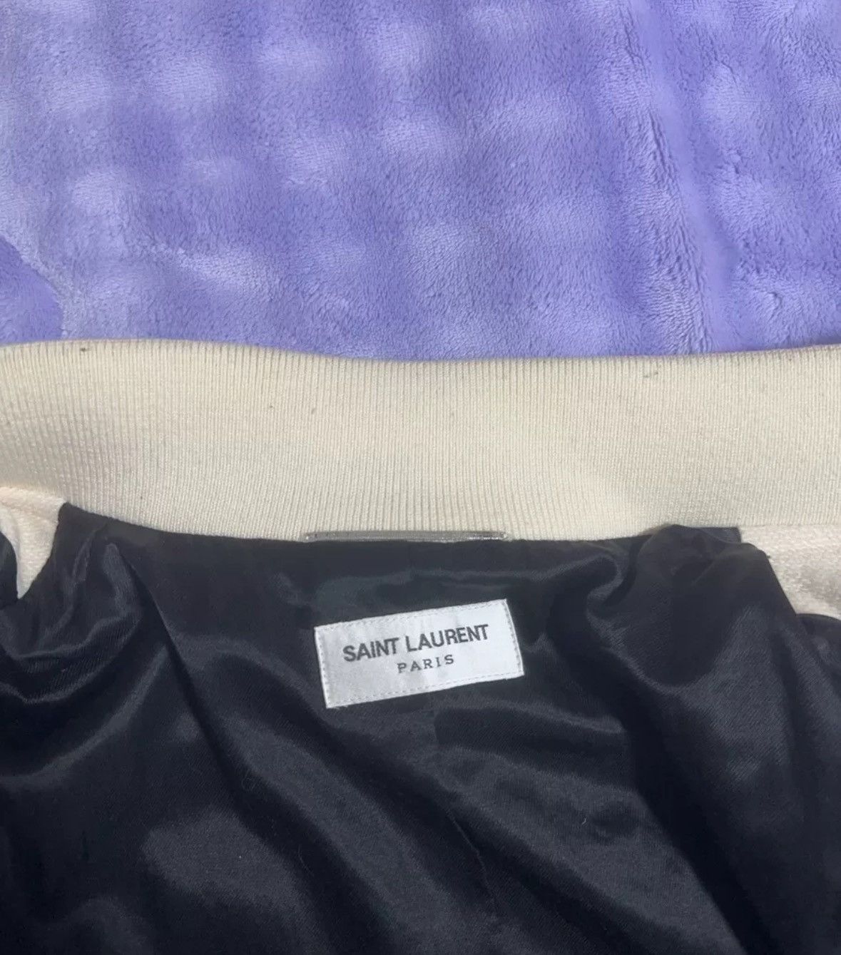 Saint Laurent Paris × Yves Saint Laurent SAINT LAURENT striped single breasted casual long jacket Size US L / EU 52-54 / 3 - 3 Thumbnail