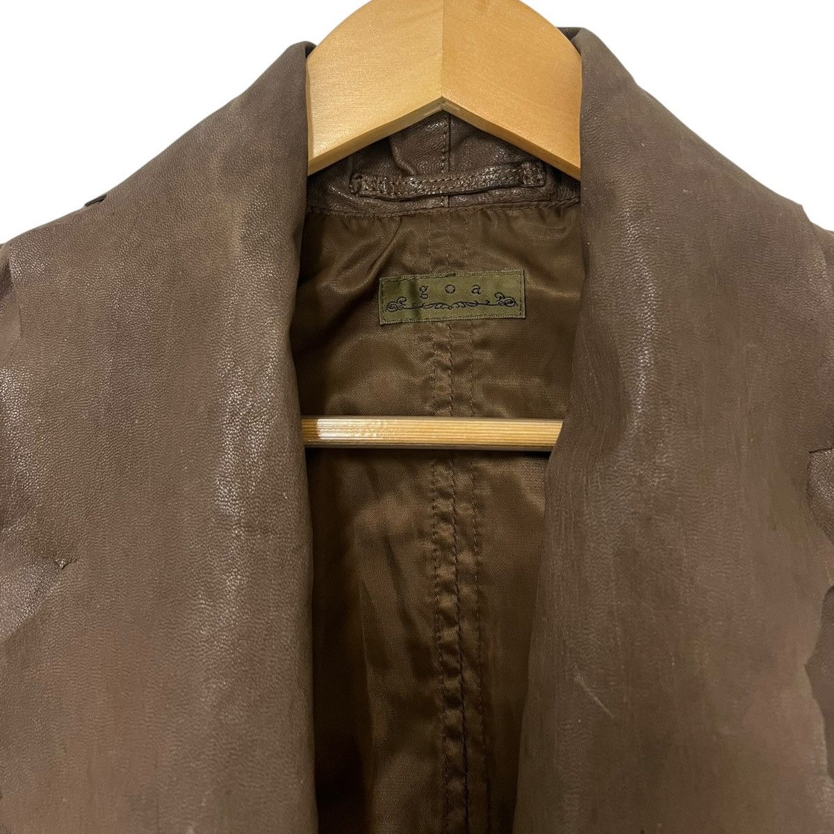 GOA Goa leather blazer jacket Size US S / EU 44-46 / 1 - 2 Thumbnail