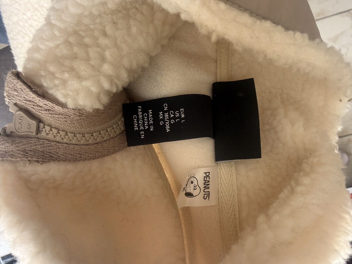 H&M × Peanuts H&M X Peanuts White Sherpa Fleece Size US L / EU 52-54 / 3 - 3 Thumbnail