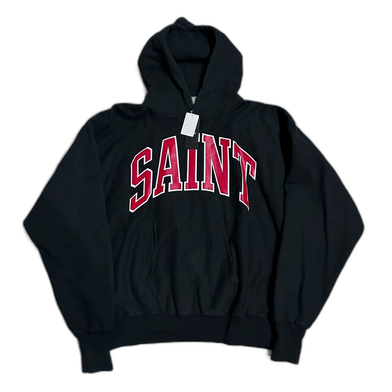 Saint Michael Saint Michael Black Red Graphic Hoodie Size US XL / EU 56 / 4 - 1 Thumbnail