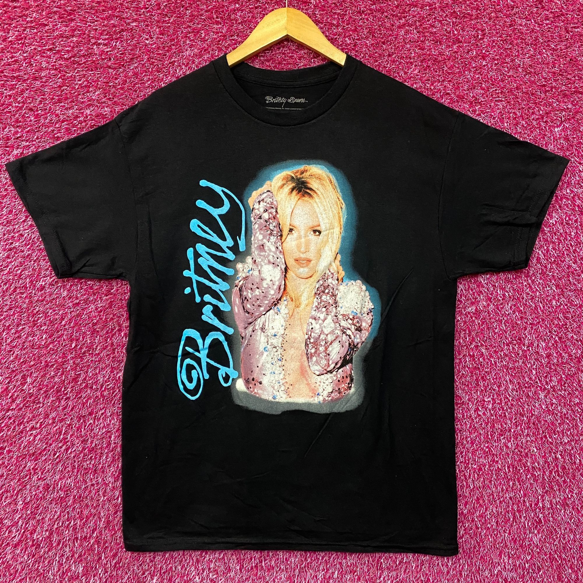 Other Britney Spears Airbrushed Stone Wash T-Shirt Large Size US L / EU 52-54 / 3 - 1 Thumbnail