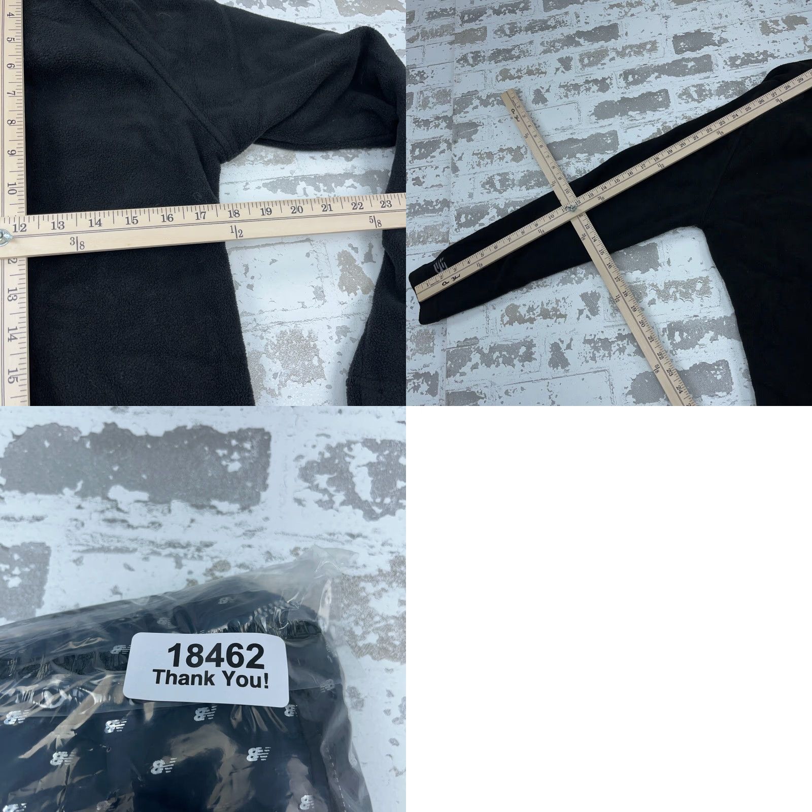 New Balance New Balance Jacket Women M Black Fleece Full Zip - Basic, All Seasons, Lightweight, Pockets, Regular Fit Size M / US 6-8 / IT 42-44 - 8 Thumbnail