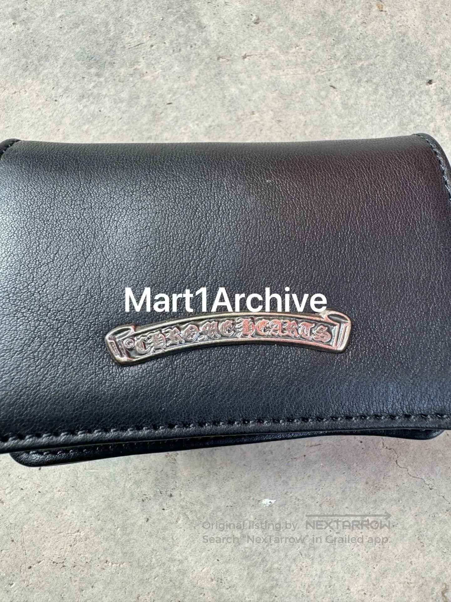Chrome Hearts Chrome Hearts Black Scroll Card Holder. Size ONE SIZE - 3 Thumbnail
