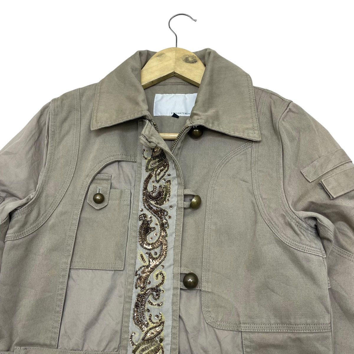 Japanese Brand 💥Enchanment Le Ciel Bleu Bondage Punker Jacket Size S / US 4 / IT 40 - 4 Thumbnail