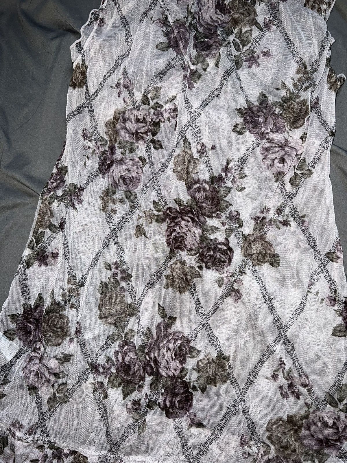 Japanese Brand Rosa Cheri floral mesh tank top 🌸🌺 Size M / US 6-8 / IT 42-44 - 6 Thumbnail