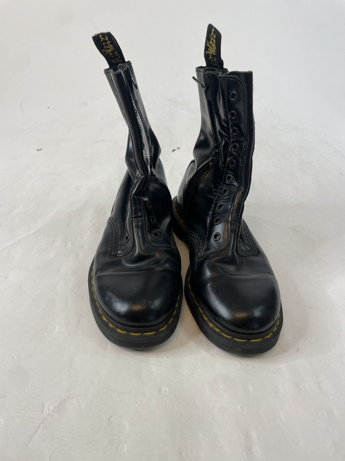 Dr. Martens × Vetements borderline 10-eye 1490 boots Size US 9 / EU 42 - 2 Thumbnail