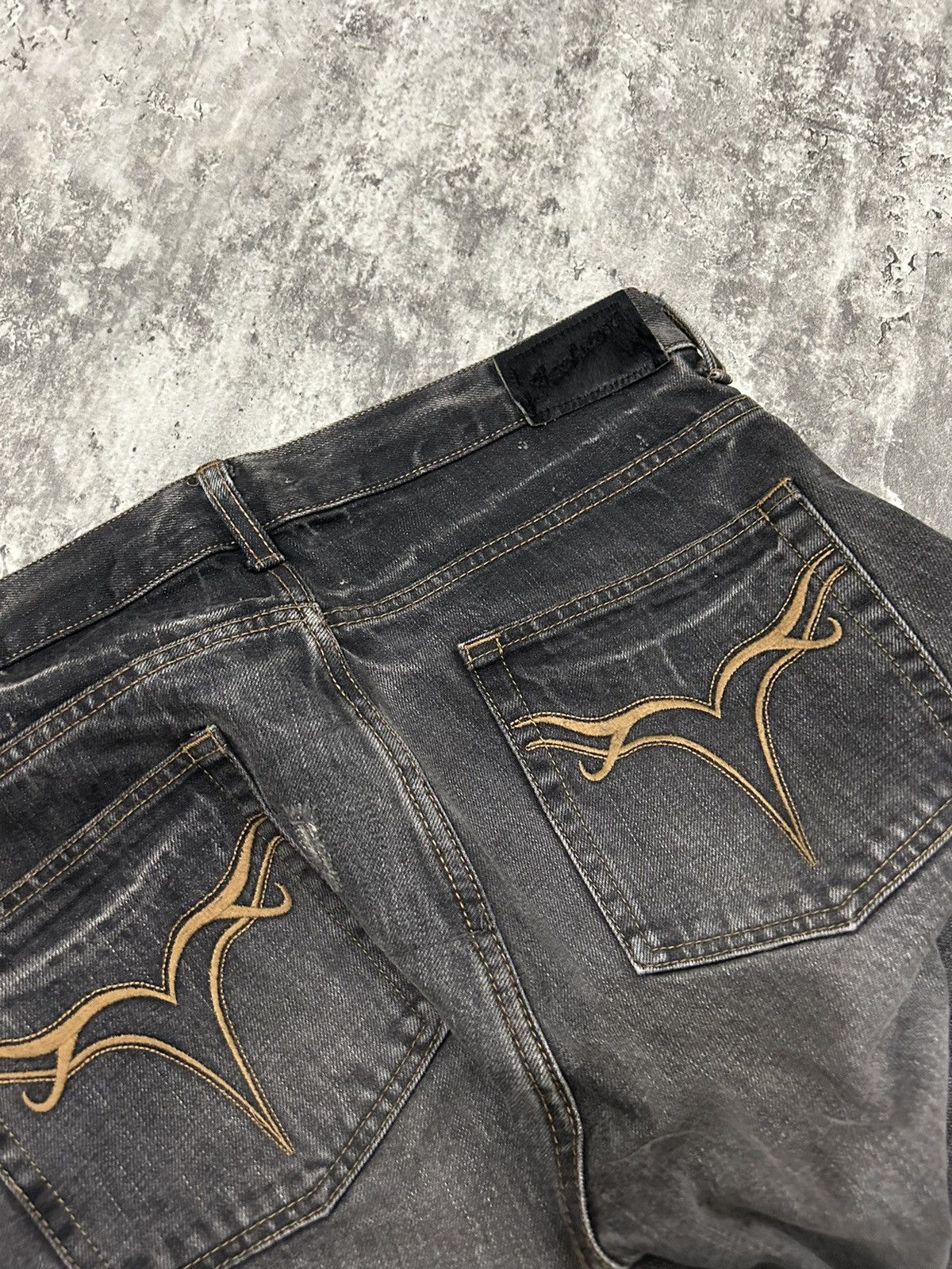 If Six Was Nine Jackrose Number Nine Tornado Mart style Denim Size US 33 - 14 Thumbnail