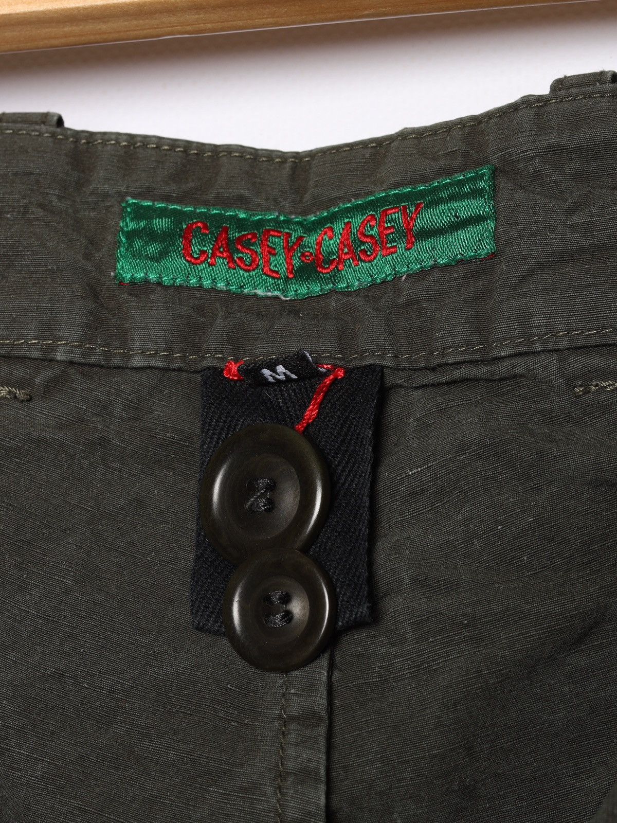 Casey Casey Casey Casey Bee Pants Washed Olive Khaki Trousers Pantalon Size 27" / US 4 / IT 40 - 21 Thumbnail