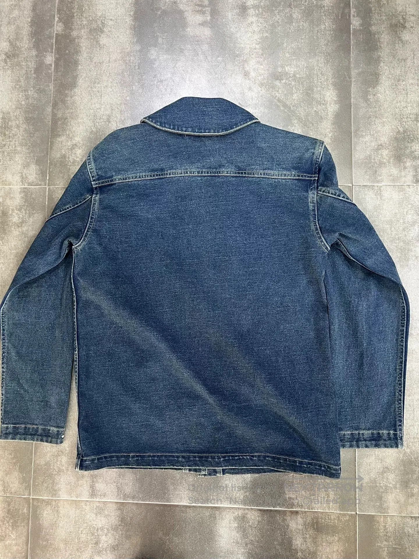 RRL Ralph Lauren RRL Indigo Jersey Deck Jacket. Size US XS / EU 42 / 0 - 2 Thumbnail
