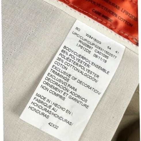 Dickies Dickies Pants Mens 42X32 Tan Khaki Chino Straight Flat Front Pockets LP812DS NEW Size US 42 / EU 58 - 6 Thumbnail