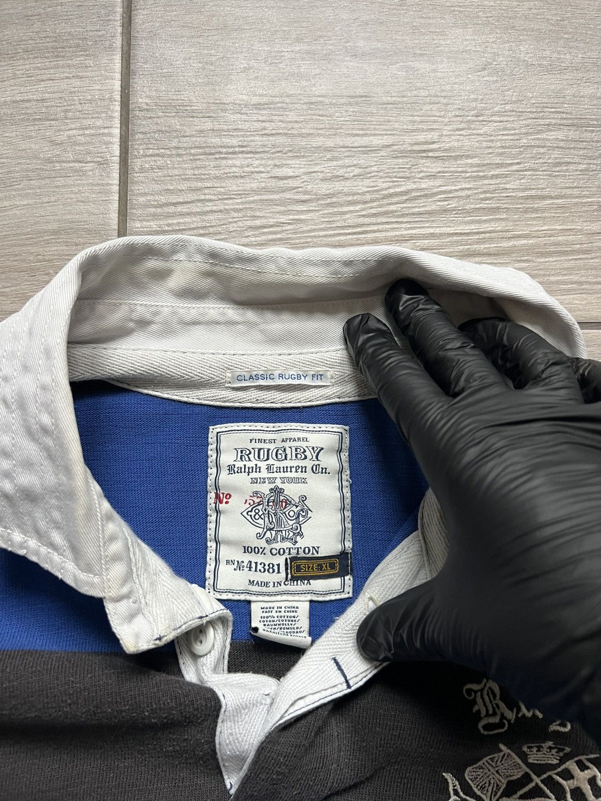 Polo Ralph Lauren VINTAGE POLO RALPH LAUREN RUGBY T SHIRT TEE BIG LOGO Size US XL / EU 56 / 4 - 5 Thumbnail