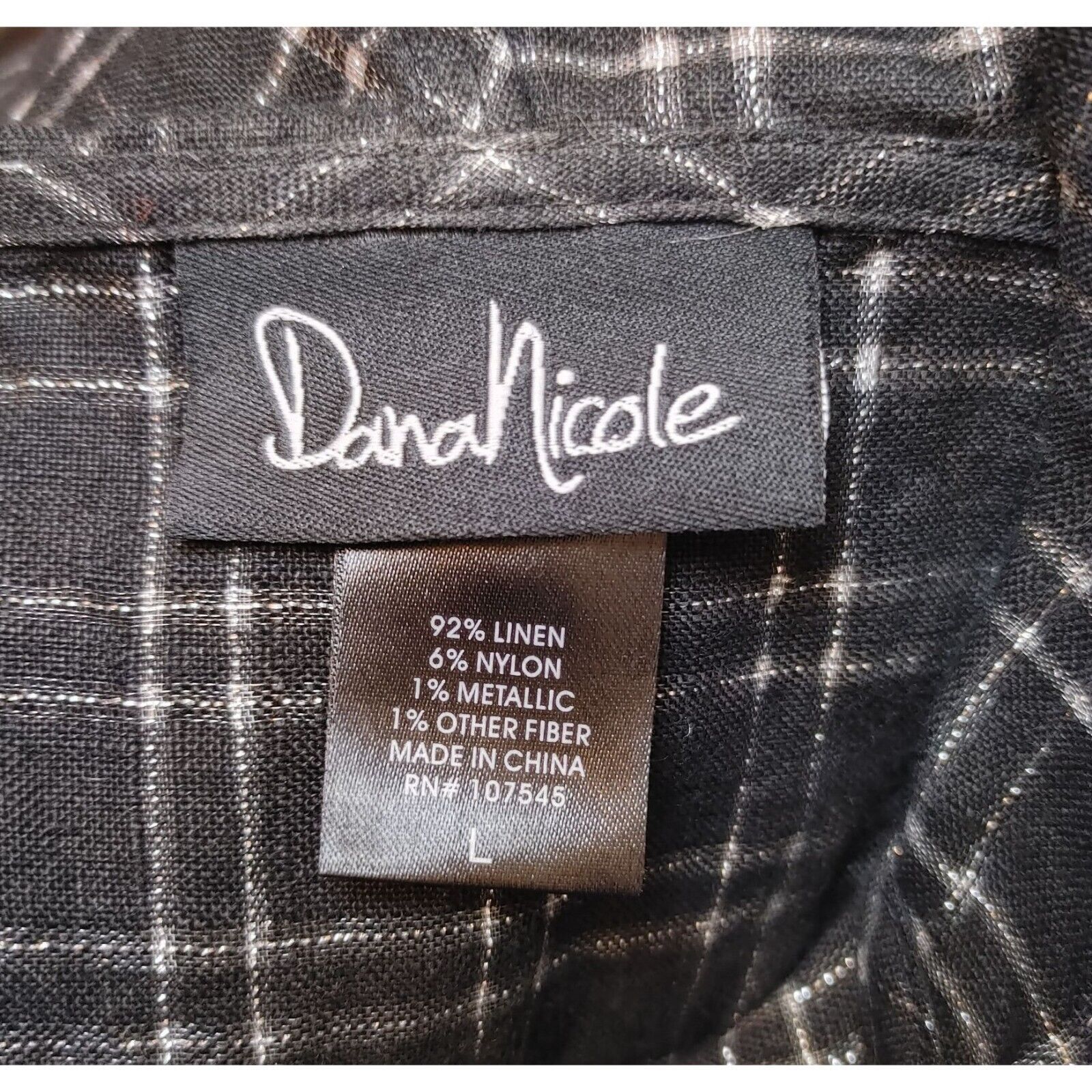 Other Dana Nicole Blue Lightweight Linen Zip up Hoodie Size L Size L / US 10 / IT 46 - 3 Thumbnail