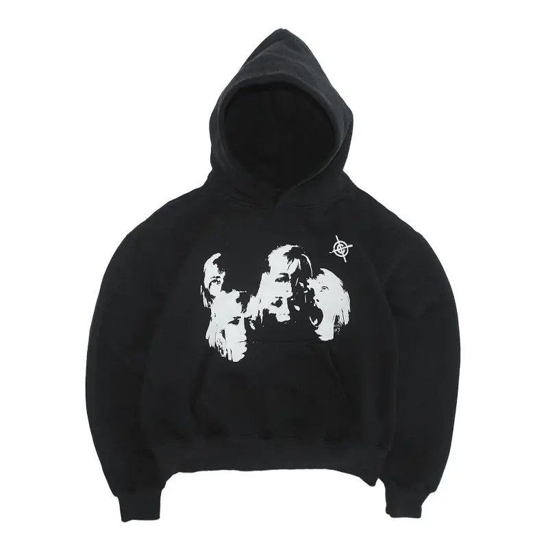 Japanese Brand × Vintage Gothic Harajuku Printed Hoodie Sweatshirt y2k Size US L / EU 52-54 / 3 - 1 Thumbnail