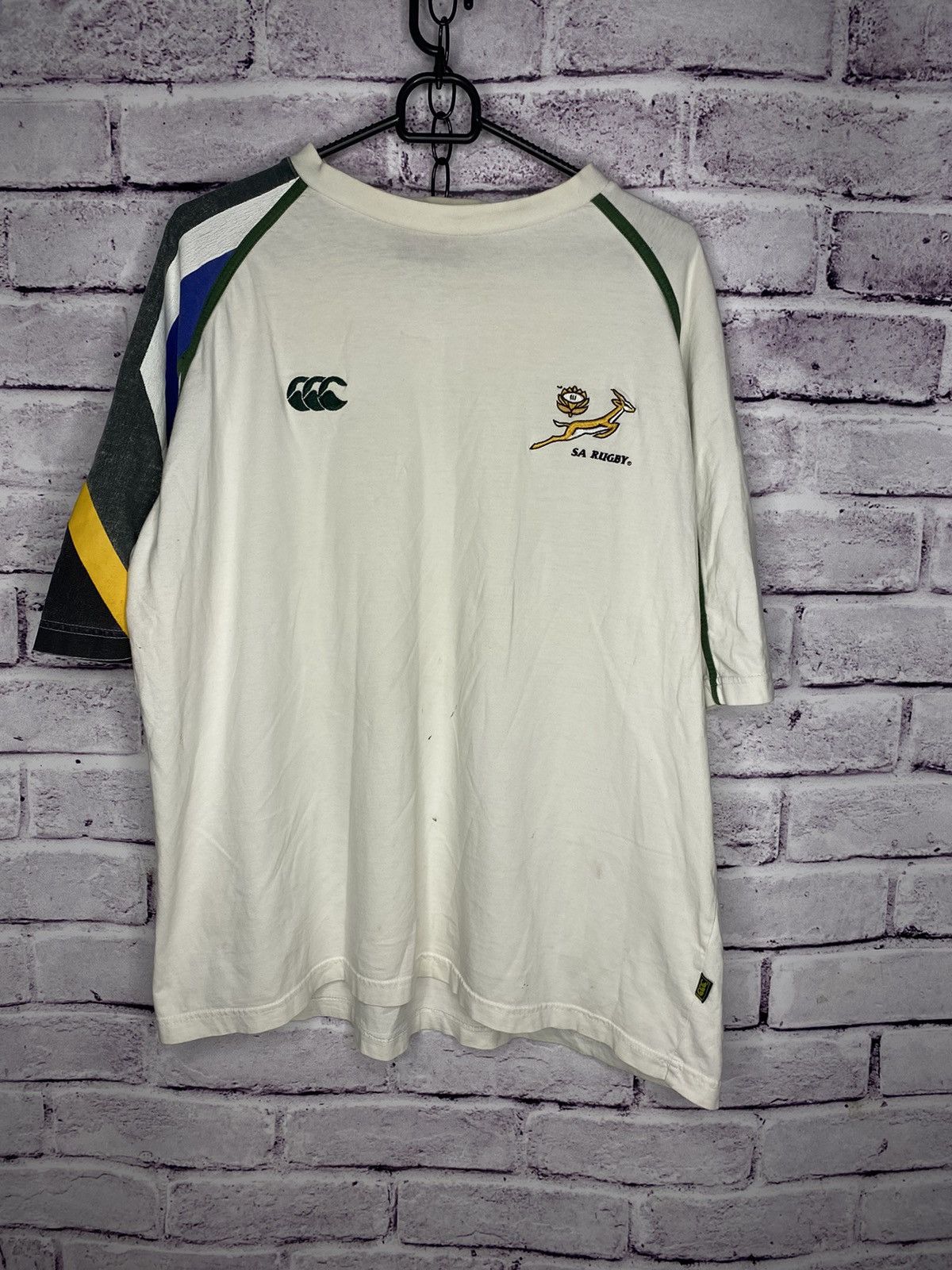 Canterbury of New Zealand Vintage Canterbury SA Rugby Cotton Tee South Africa Size US L / EU 52-54 / 3 - 1 Thumbnail