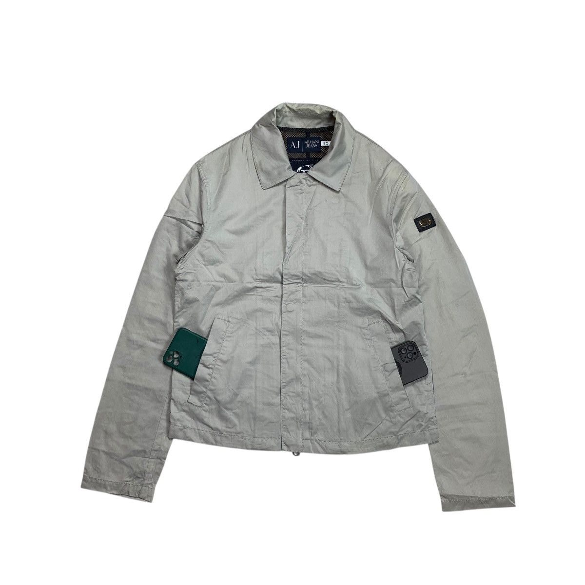 Armani Armani Jeans Nylon Work Jacket Size US M / EU 48-50 / 2 - 2 Thumbnail