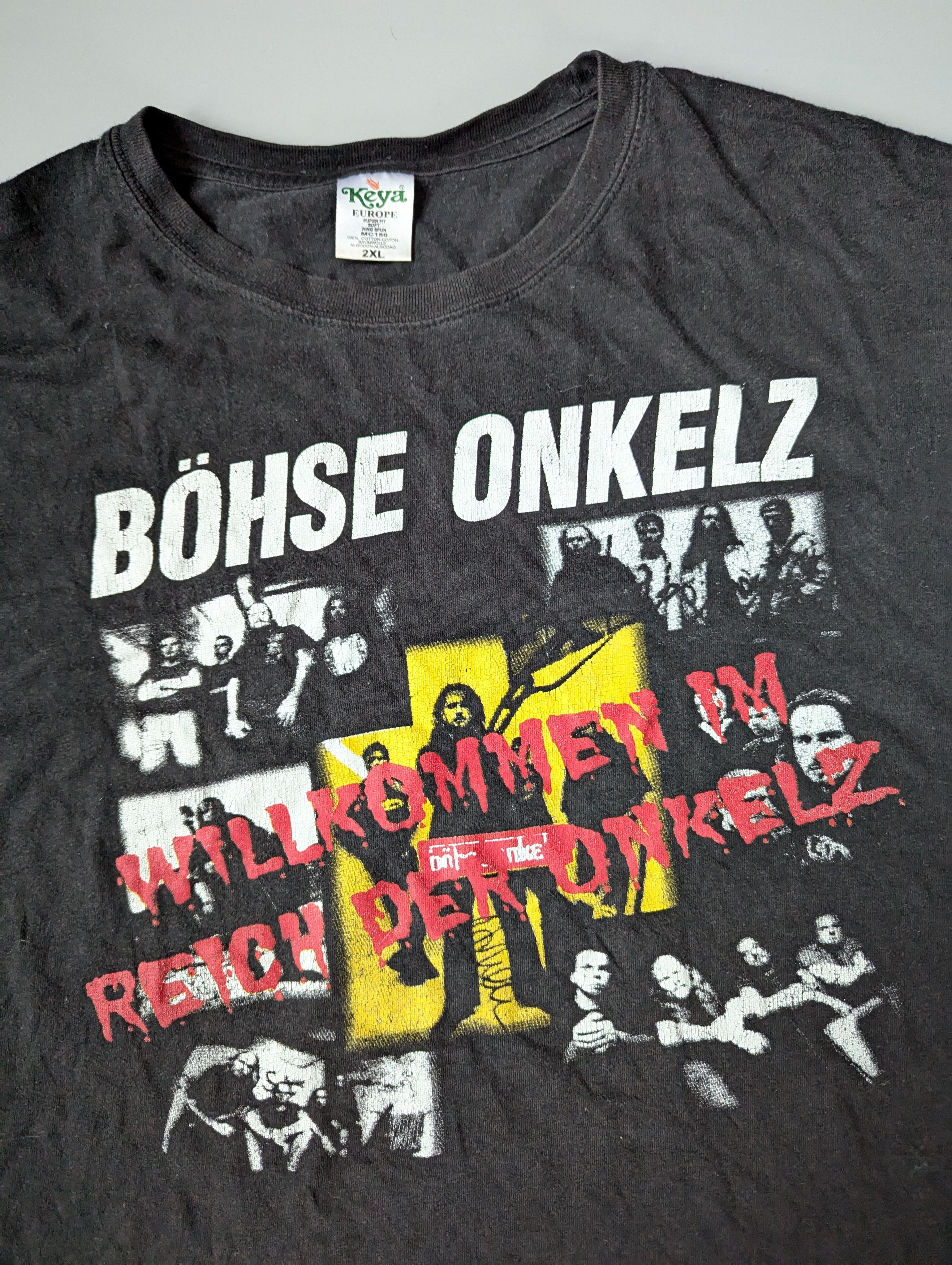 Vintage Bohse Onkelz Vintage T shirt Merch Size US XL / EU 56 / 4 - 2 Thumbnail