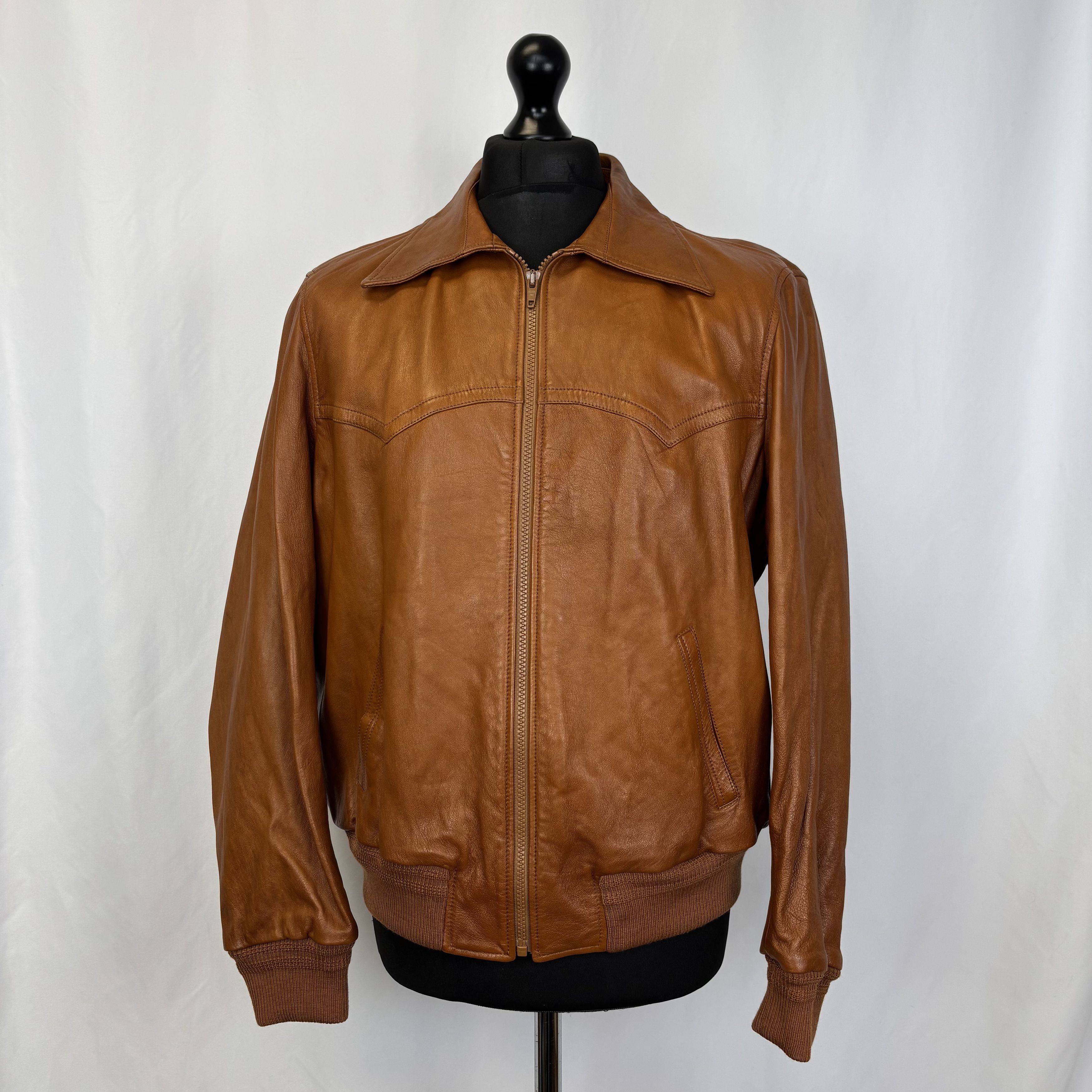 Saint Laurent Paris Saint Laurent Soft Leather Brown Jacket Size US L / EU 52-54 / 3 - 1 Thumbnail