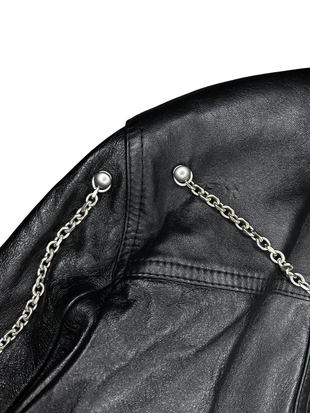 Celine F/W 21 Chained Leather Bomber Size US L / EU 52-54 / 3 - 6 Thumbnail