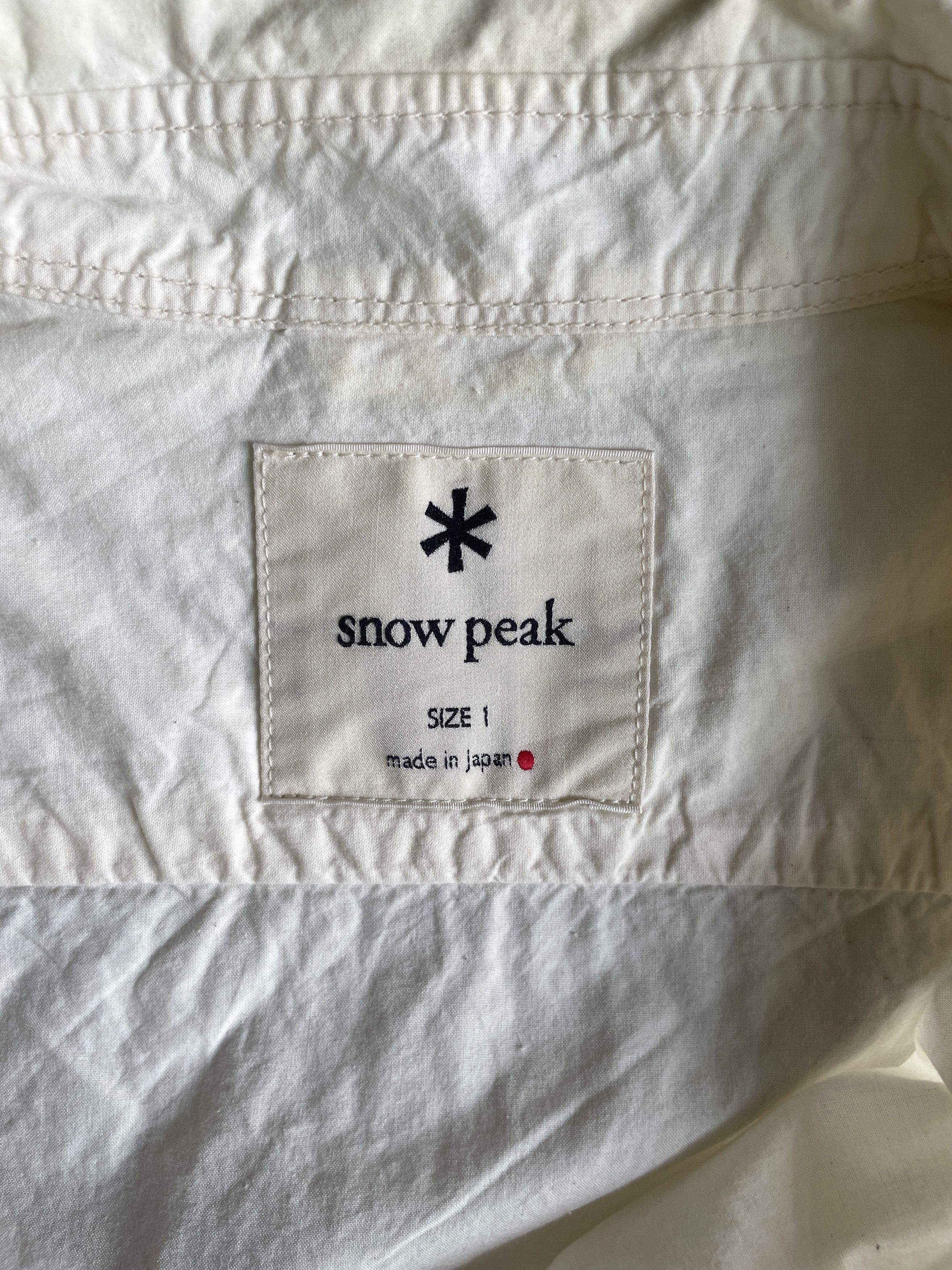 Snow Peak Snow Peak Organic Fabric Classic Shirt Size US S / EU 44-46 / 1 - 5 Thumbnail