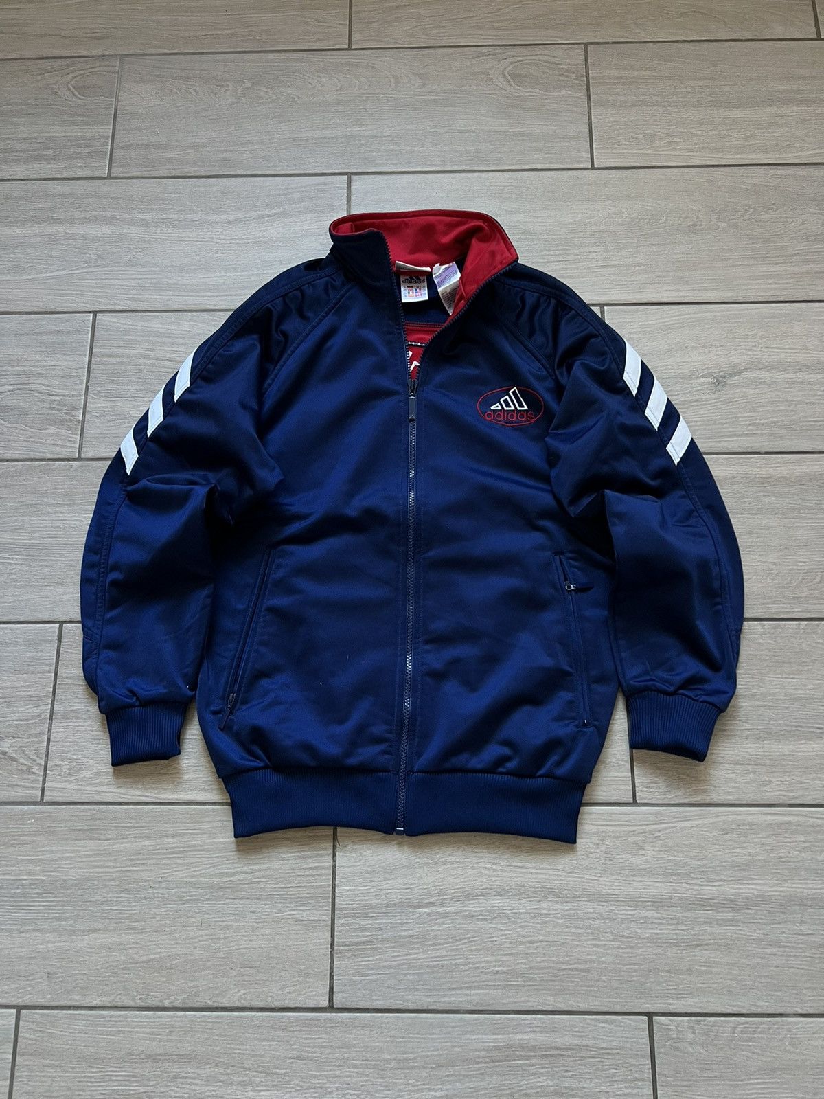Adidas Vintage 90s Adidas Zip Up Olympics Jacket Logo Size US S / EU 44-46 / 1 - 2 Thumbnail