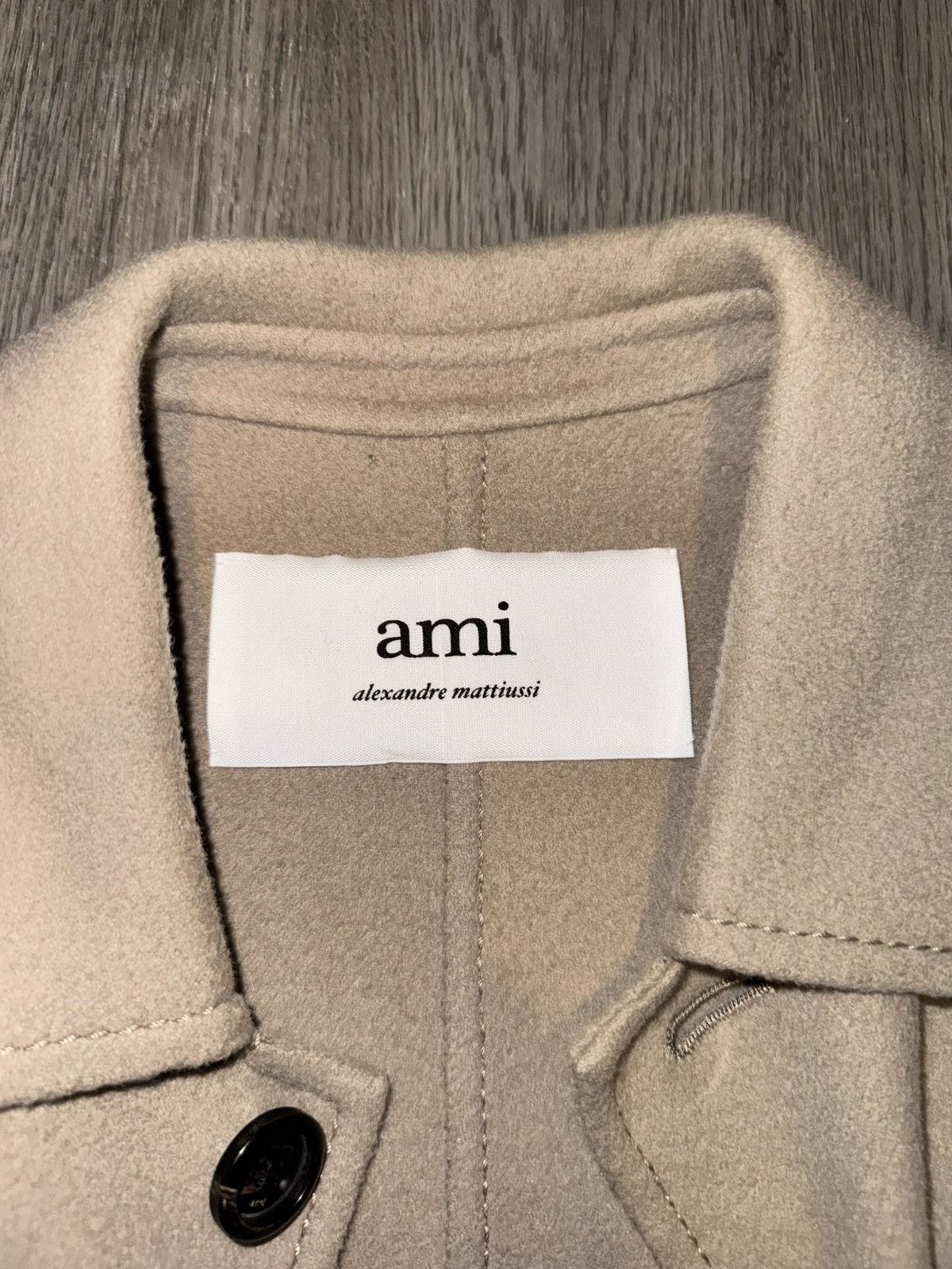 AMI AMI Paris Brushed Wool Shirt Jacket Size US M / EU 48-50 / 2 - 6 Thumbnail