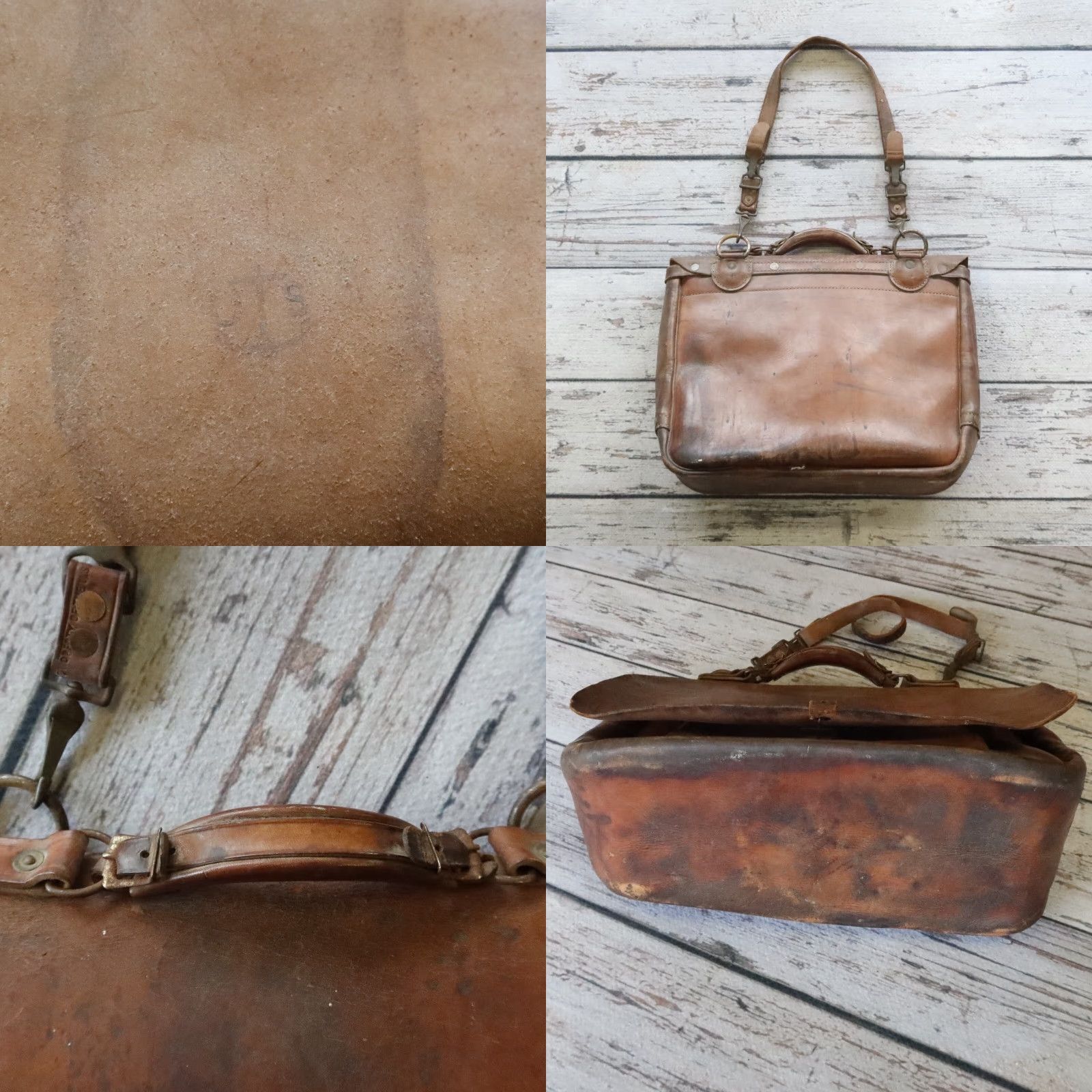 Vintage VINTAGE USPS US Mail Messenger Bag 1944 Made in USA Mens Brown Leather 1940s, Messenger Bag, Vintage, US Mail, Made in USA, 1944, Brown, Leather, Mens Size ONE SIZE - 8 Thumbnail