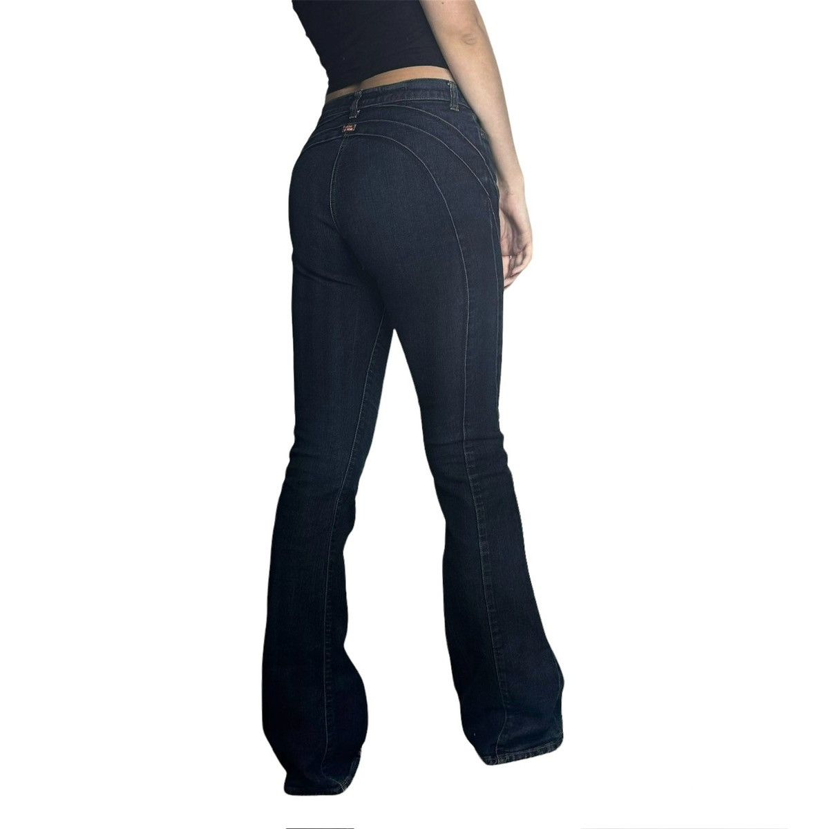 Miss Sixty Vintage Miss Sixty Jeans Denim Pants Bootcut Flared Navy Size 27" / US 4 / IT 40 - 2 Thumbnail