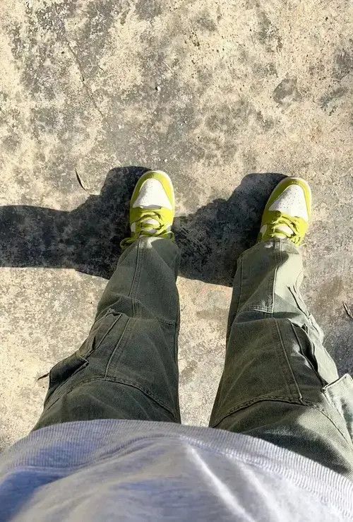 Other Casual Pocket Cargo Pants Straight Trousers Baggy Jeans Size US 32 / EU 48 - 4 Thumbnail