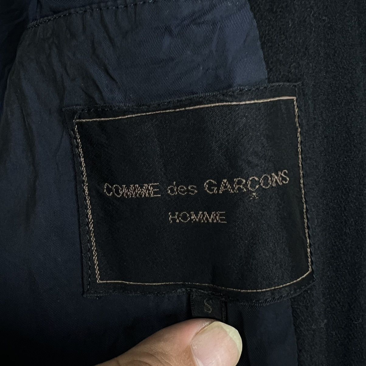 Comme des Garcons 🔥RUNWAY AD1992 FLY COATS LONG JACKET HERRINGBONE WOOL Size US S / EU 44-46 / 1 - 13 Thumbnail