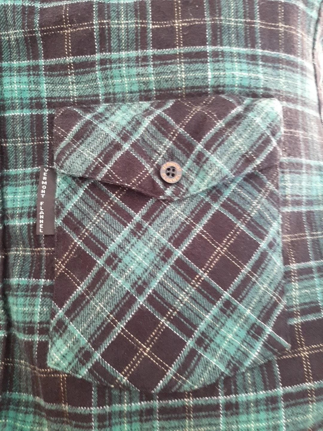 The Vermont Flannel Company The Vermont Flannel Co Green Black Plaid Flannel Shirt Size US M / EU 48-50 / 2 - 4 Thumbnail