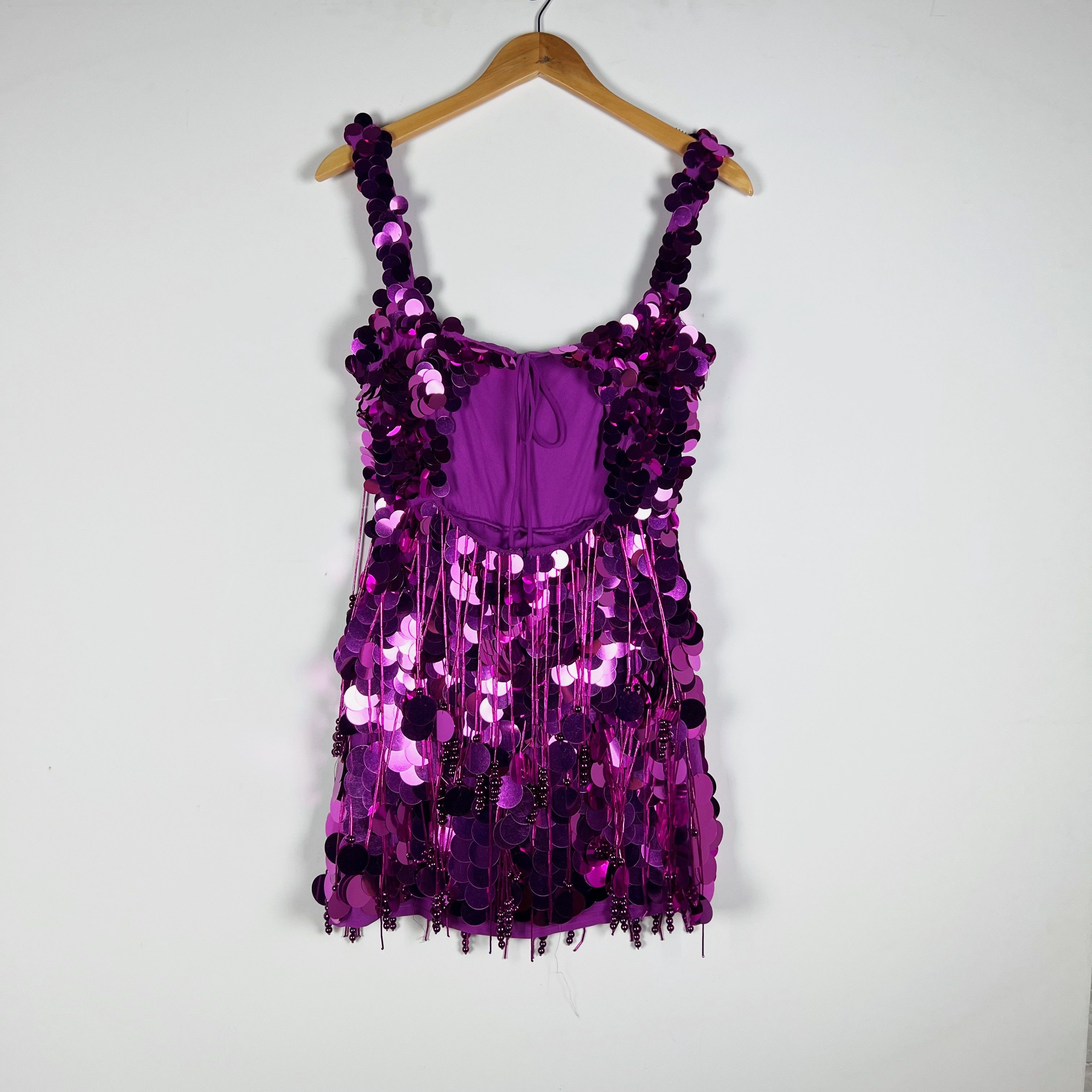 Asos NEW ASOS Design Paillette Sequin Beaded Size XS / US 0-2 / IT 36-38 - 3 Thumbnail