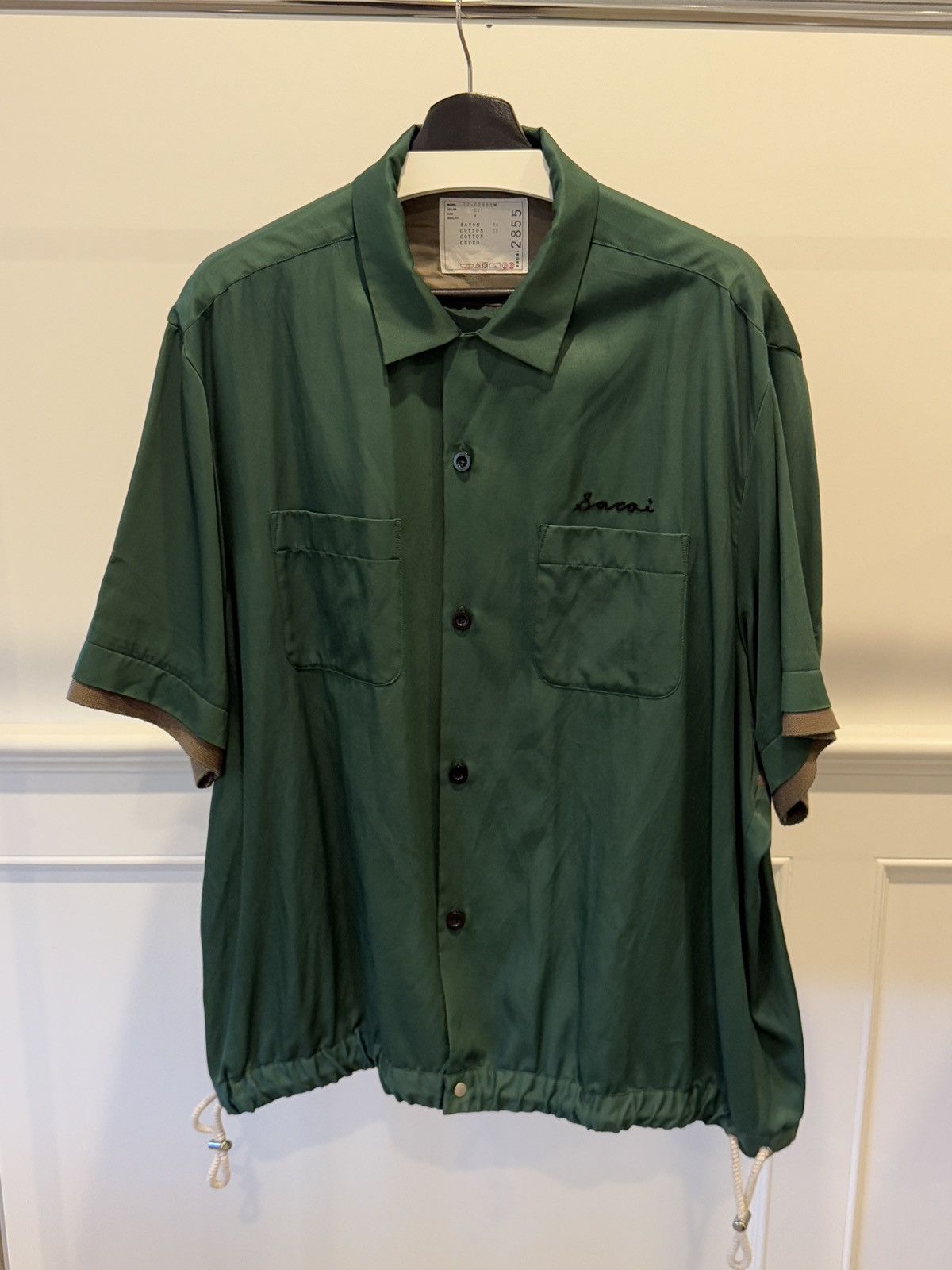 Sacai Sacai Bowling Shirt Size US XL / EU 56 / 4 - 3 Thumbnail
