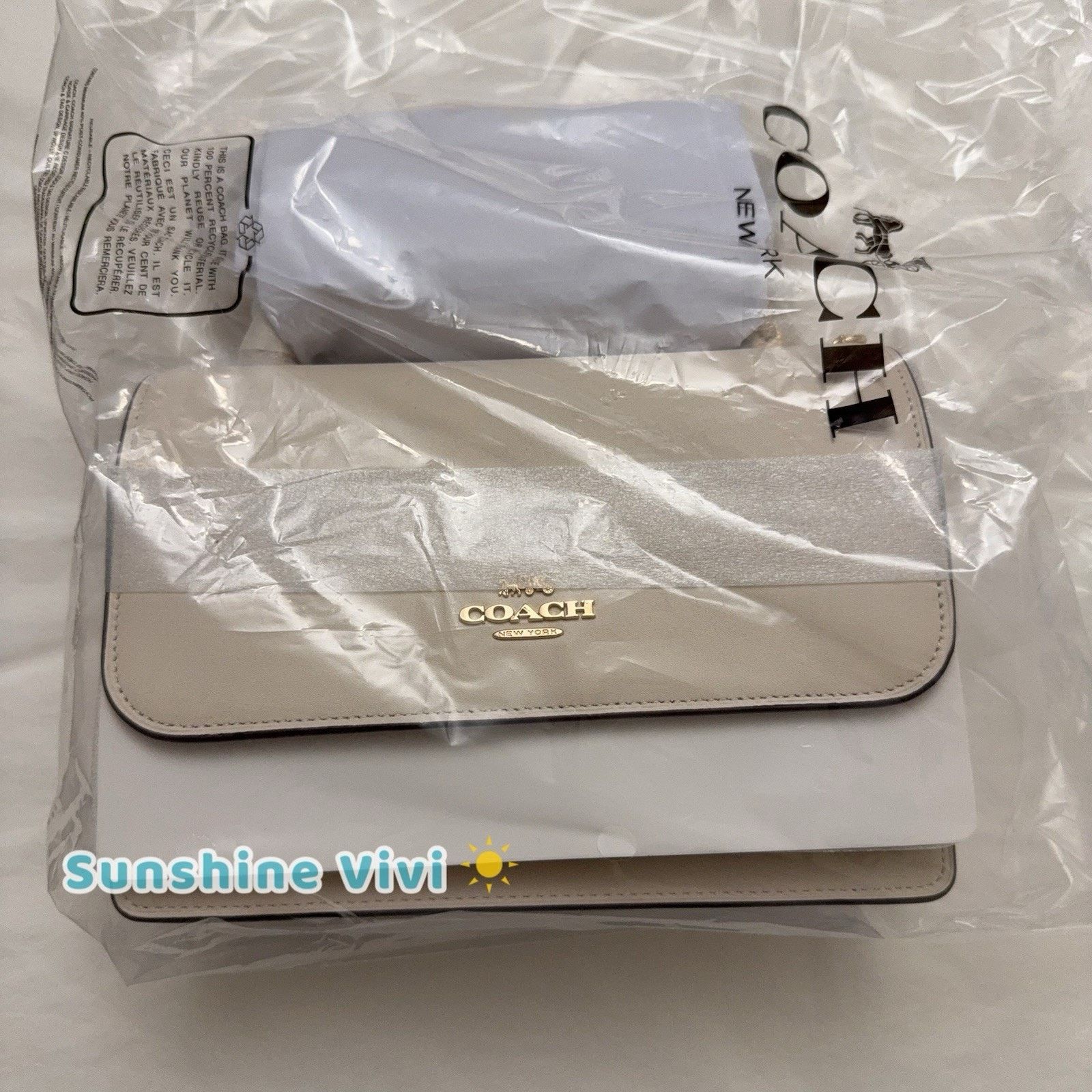 Coach NWT Coach Klare Crossbody Bag Canvas CV978 SAND/CHALK Size ONE SIZE - 8 Thumbnail