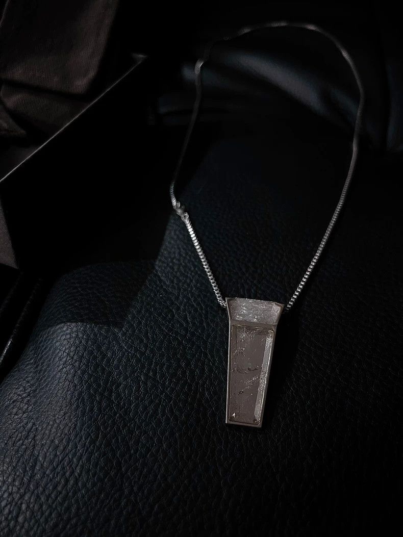 Rick Owens rick owens 23 FW brass crystal necklace Size ONE SIZE - 2 Thumbnail