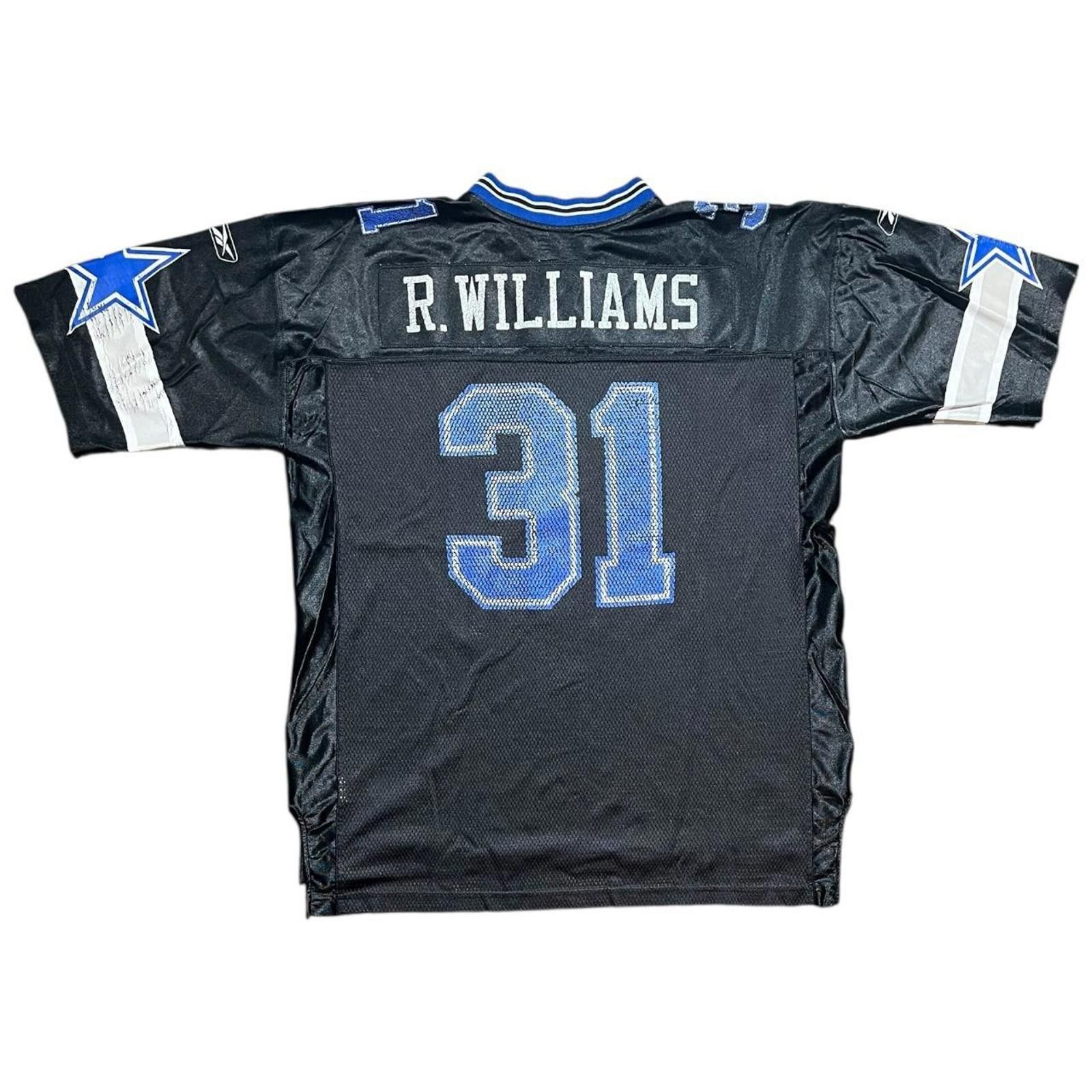 Reebok Vintage REEBOK Dallas Cowboys Roy Williams BLACK NFL Jersey Size US XL / EU 56 / 4 - 2 Thumbnail