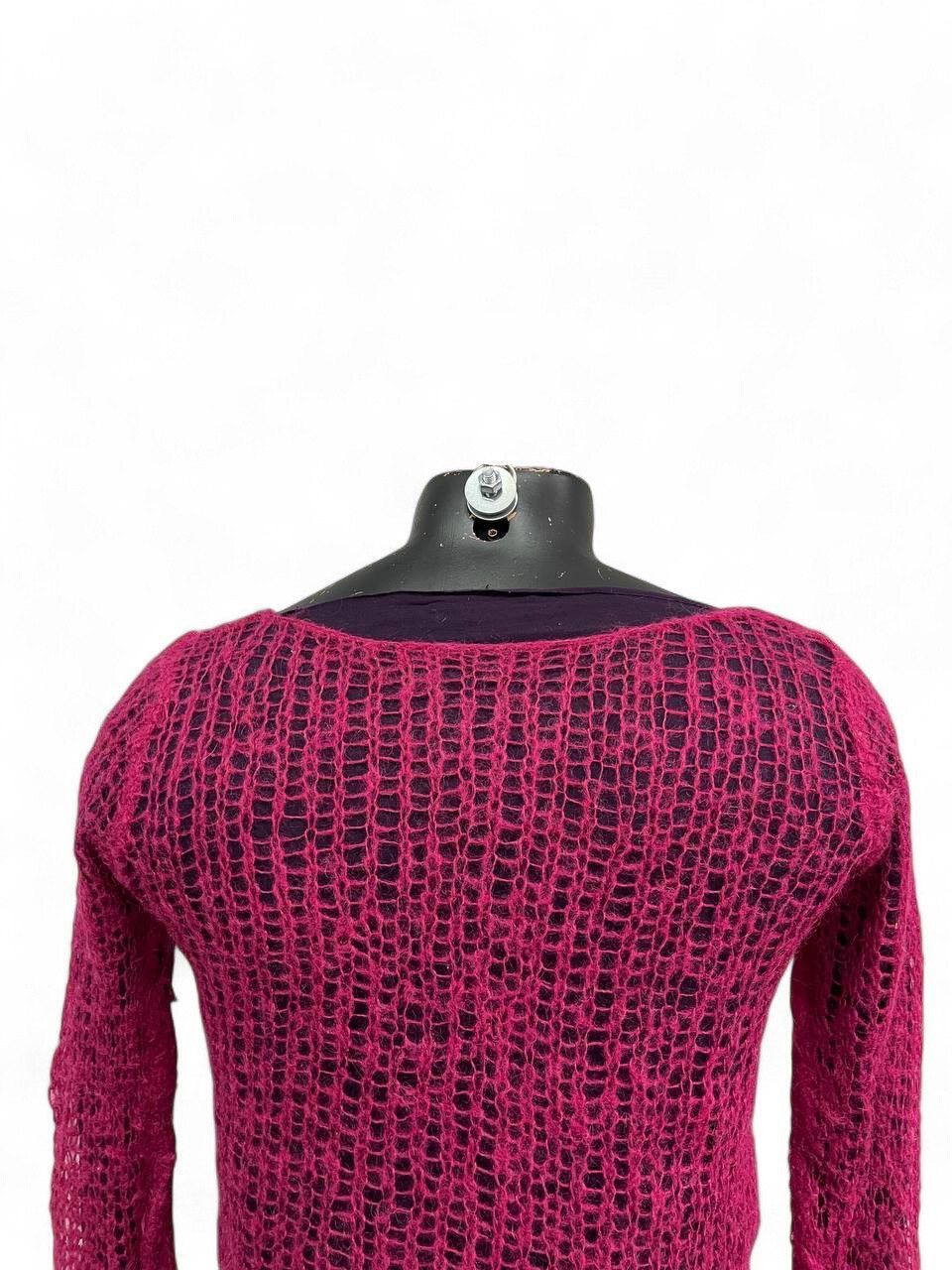 Diesel Diesel pink mohair open knit sweater layering y2k Size M / US 6-8 / IT 42-44 - 8 Thumbnail