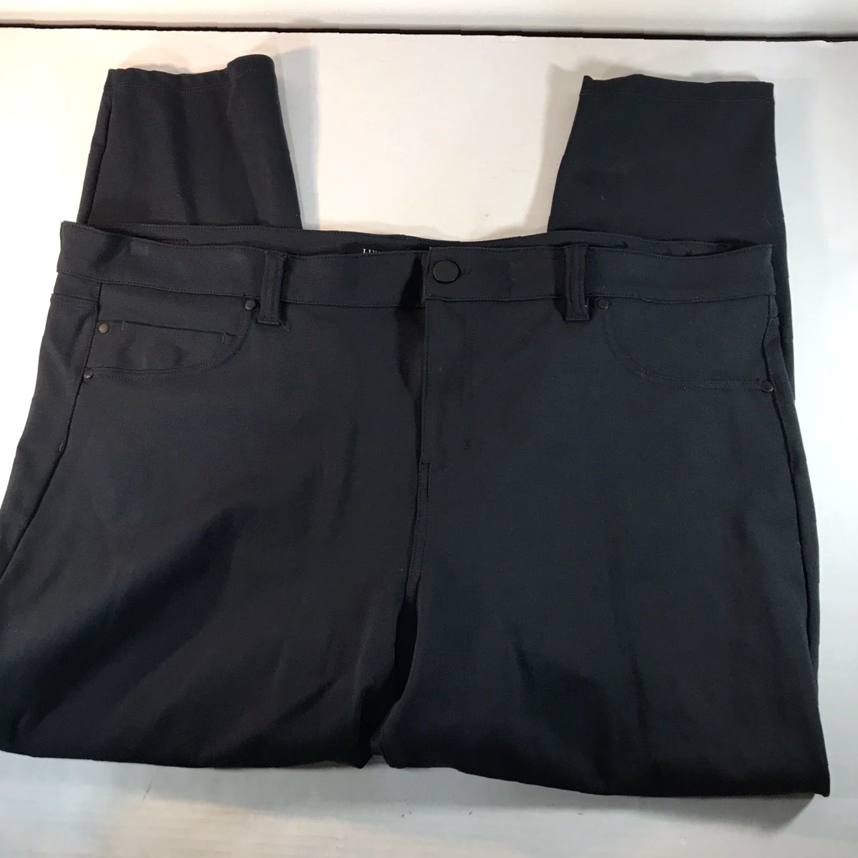 Vintage Liverpool Jeans Night Sky Blue Stretchy Skinny Pants Plus Size 24W Womens Size 42" / US 20 - 2 Thumbnail