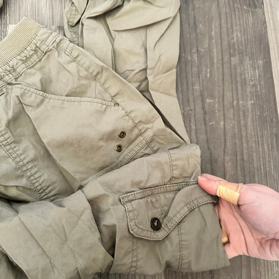 Chicos chicos green pants short size 15 Size 35" - 3 Thumbnail