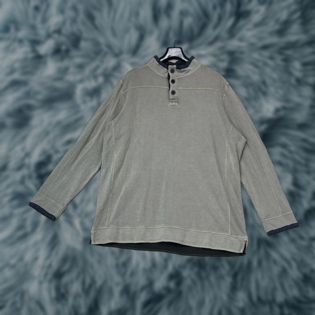 Carbon2Cobalt Carbon 2 Cobalt Sweater Men 2XLT Big & Tall Mock Neck Pullover Knit Solid Gray Size US XXL / EU 58 / 5 - 1 Thumbnail