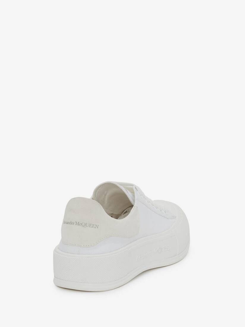 Alexander McQueen o1w1db10725 Deck Lace Up Plimsoll in White Size US 11 / EU 44 - 4 Thumbnail