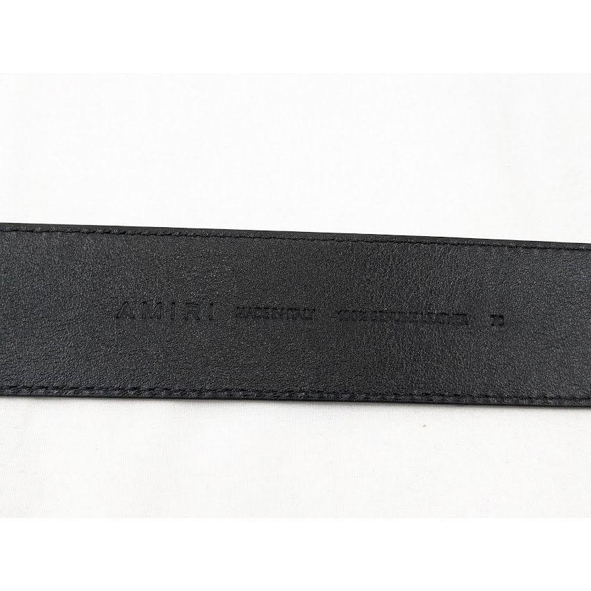 Amiri o1rshd1 Size: 70 / Core 4cm Nappa Belt in Black Size 26 - 8 Thumbnail