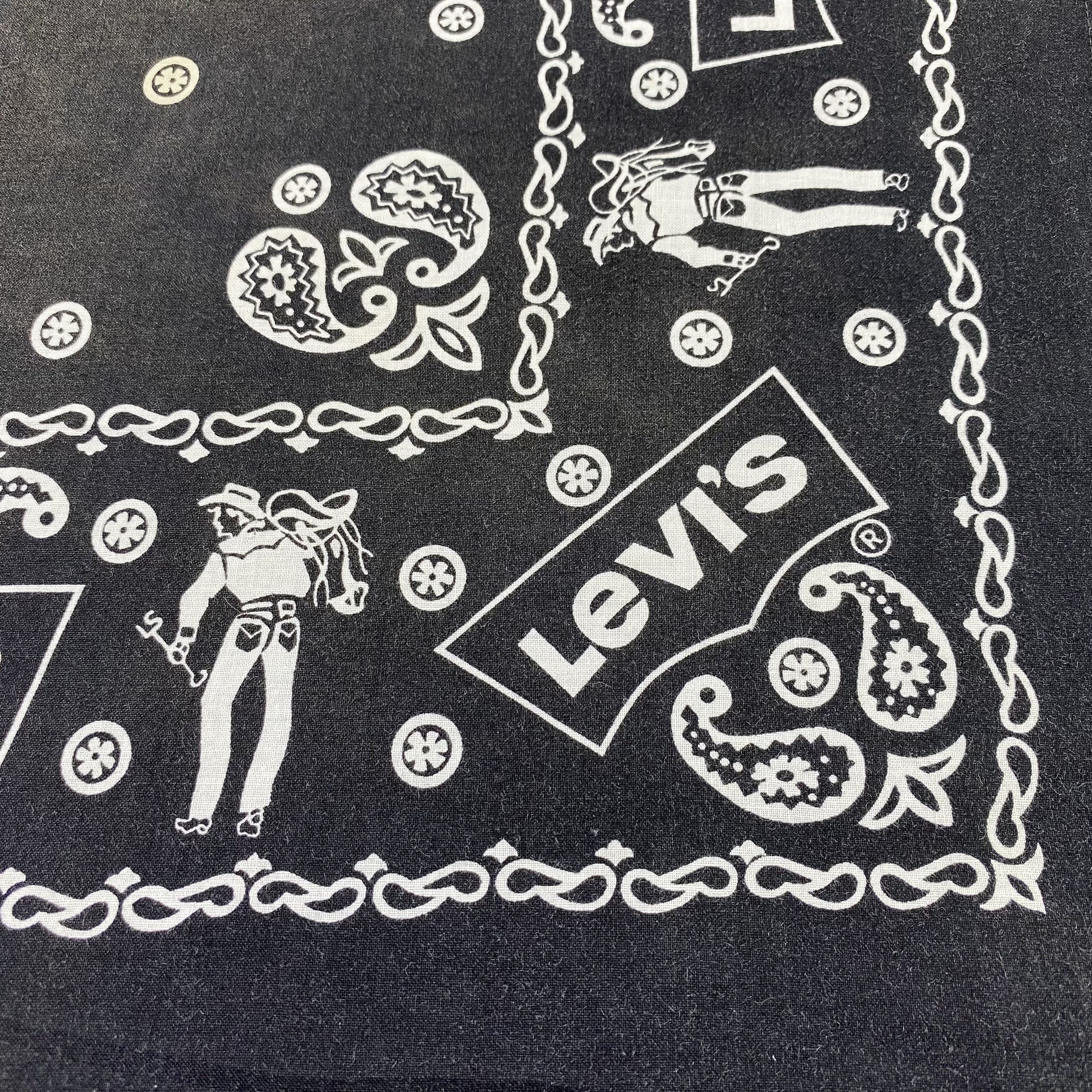 Levi's Vintage Levis Paislee Handkerchief/Bandana/Neckerchief-B1404 Size ONE SIZE - 7 Thumbnail