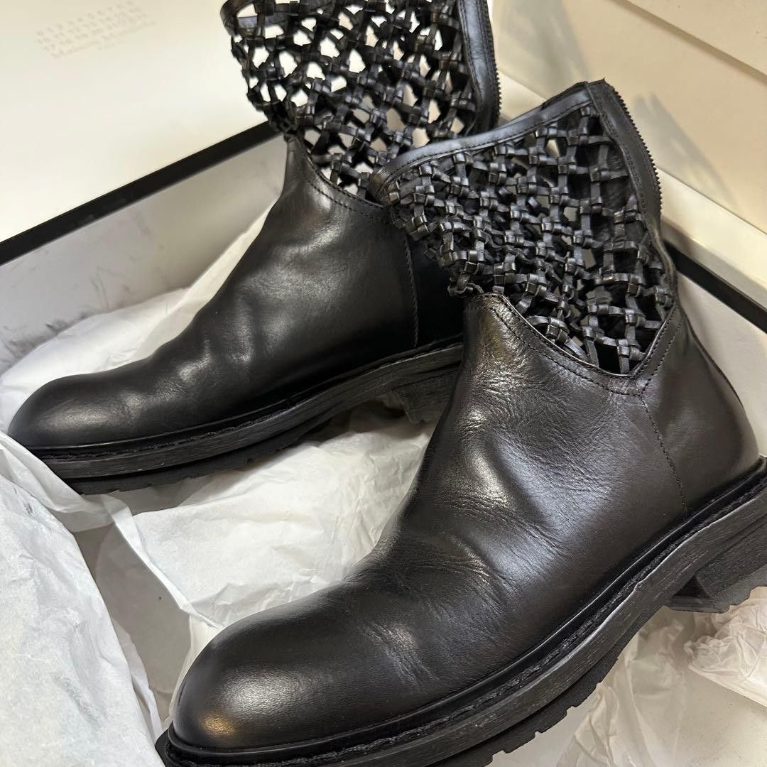 Ann Demeulemeester ANN DEMEULEMEESTER Mesh Designed Boots Black 41 Size US 8 / EU 41 - 4 Thumbnail