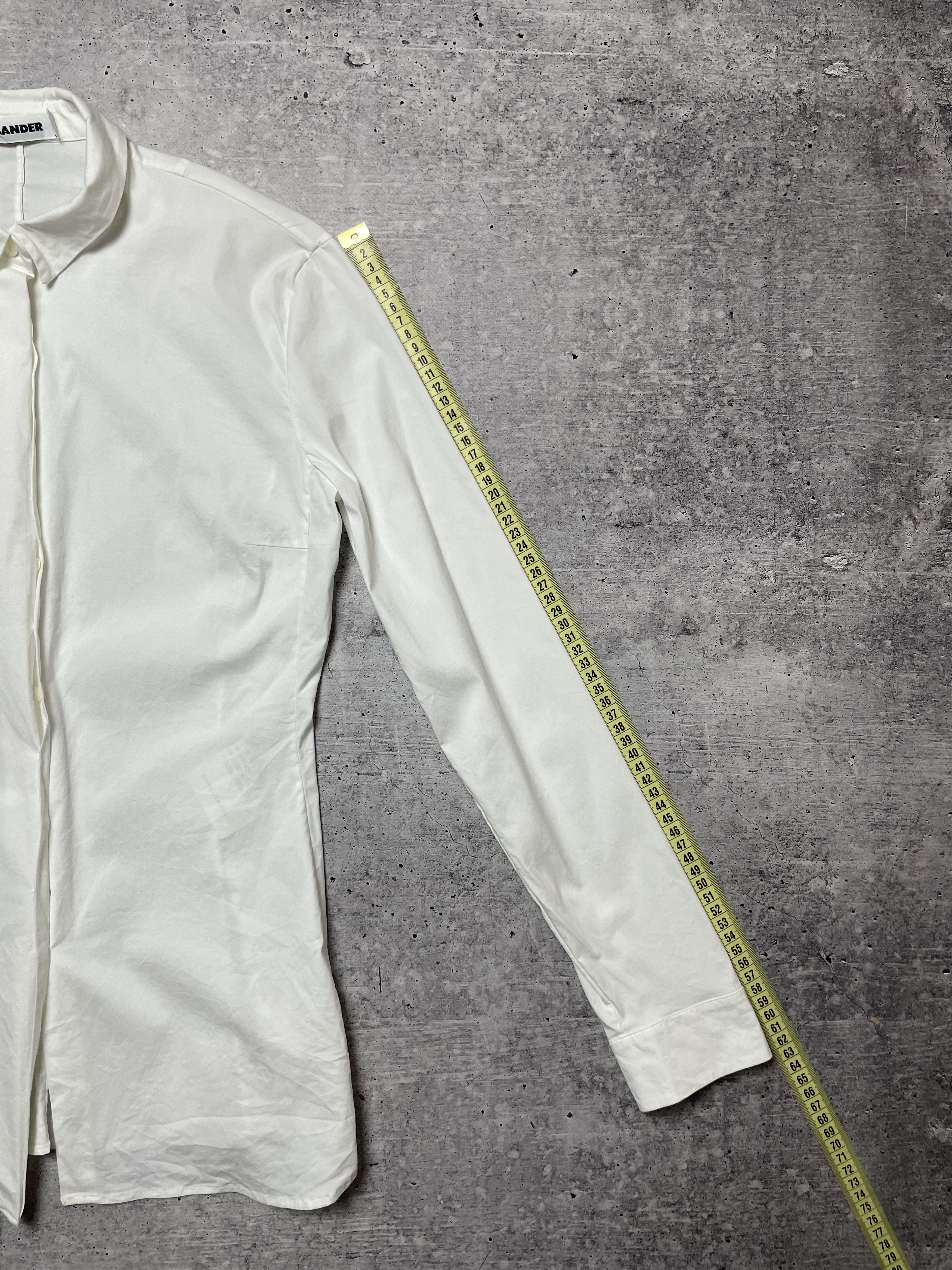 Jil Sander Jil Sander Tailored White Poplin Shirt Made In Italy Size XXS / US 00 / IT 34 - 13 Thumbnail