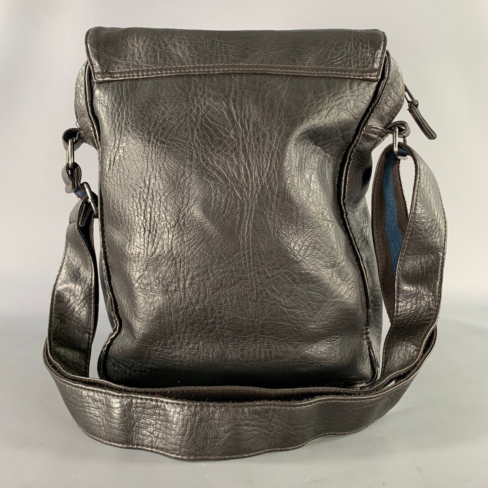 Ted Baker TED BAKER Black Crackled Polyvinyl Handbag Size ONE SIZE - 4 Thumbnail